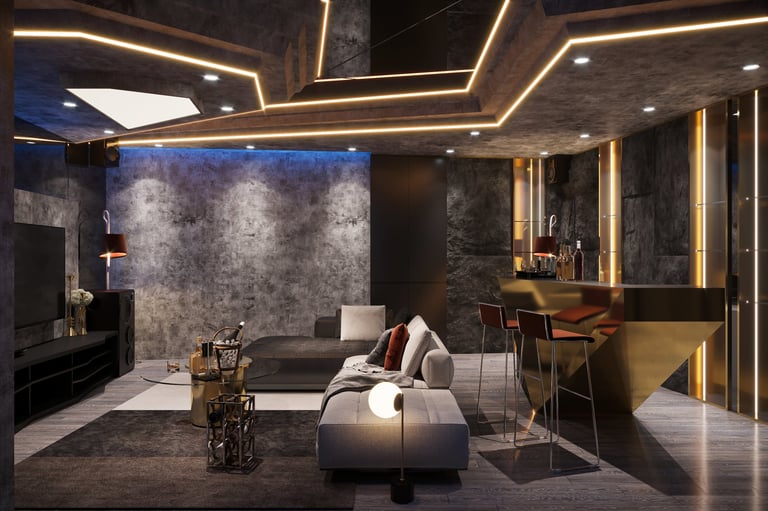 Cozy living room interior