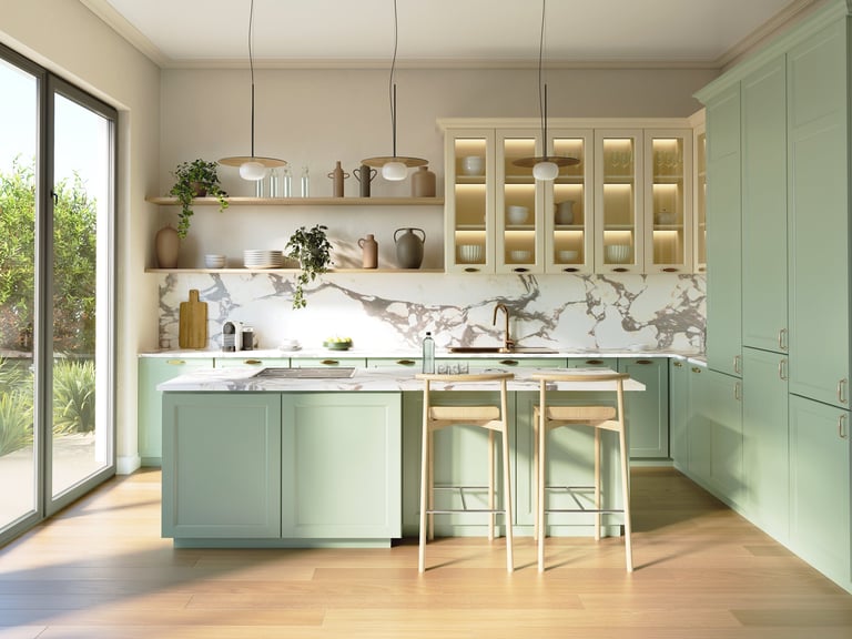 Rustic country kitchen